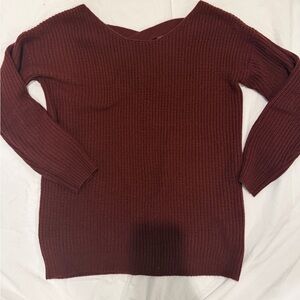 Ark & Co. burgundy sweater sz M